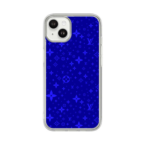 Luxury Blue Designer Pattern iPhone 14 Plus Case