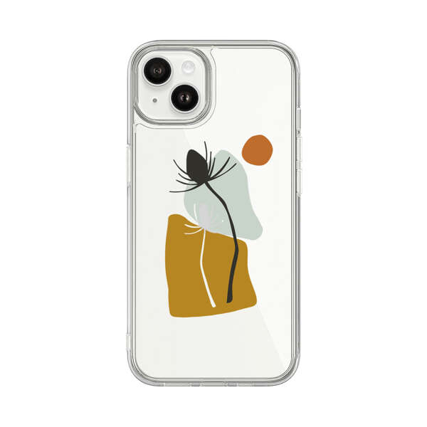 Minimalist Abstract Nature Design iPhone 14 Plus Case