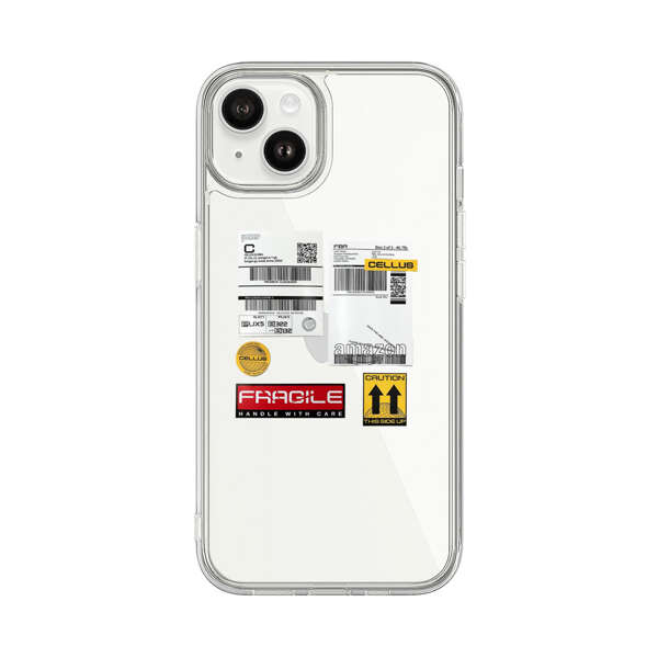 Shipping Labels and Fragile Handling Stickers iPhone 14 Plus Case