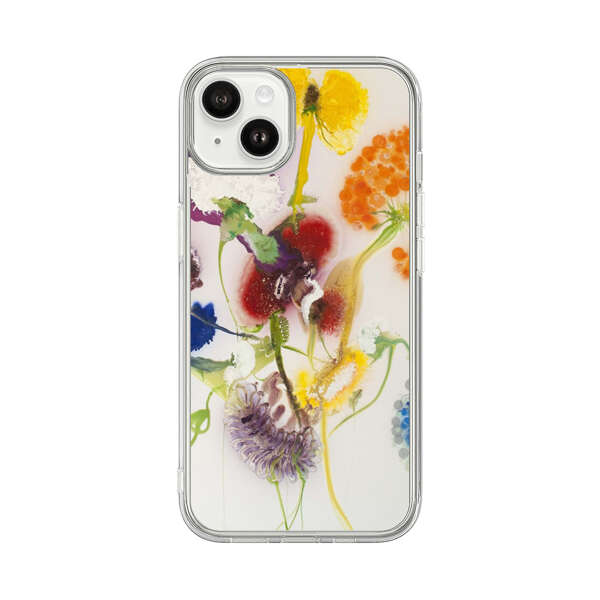 Vibrant Abstract Floral Artwork iPhone 14 Plus Case
