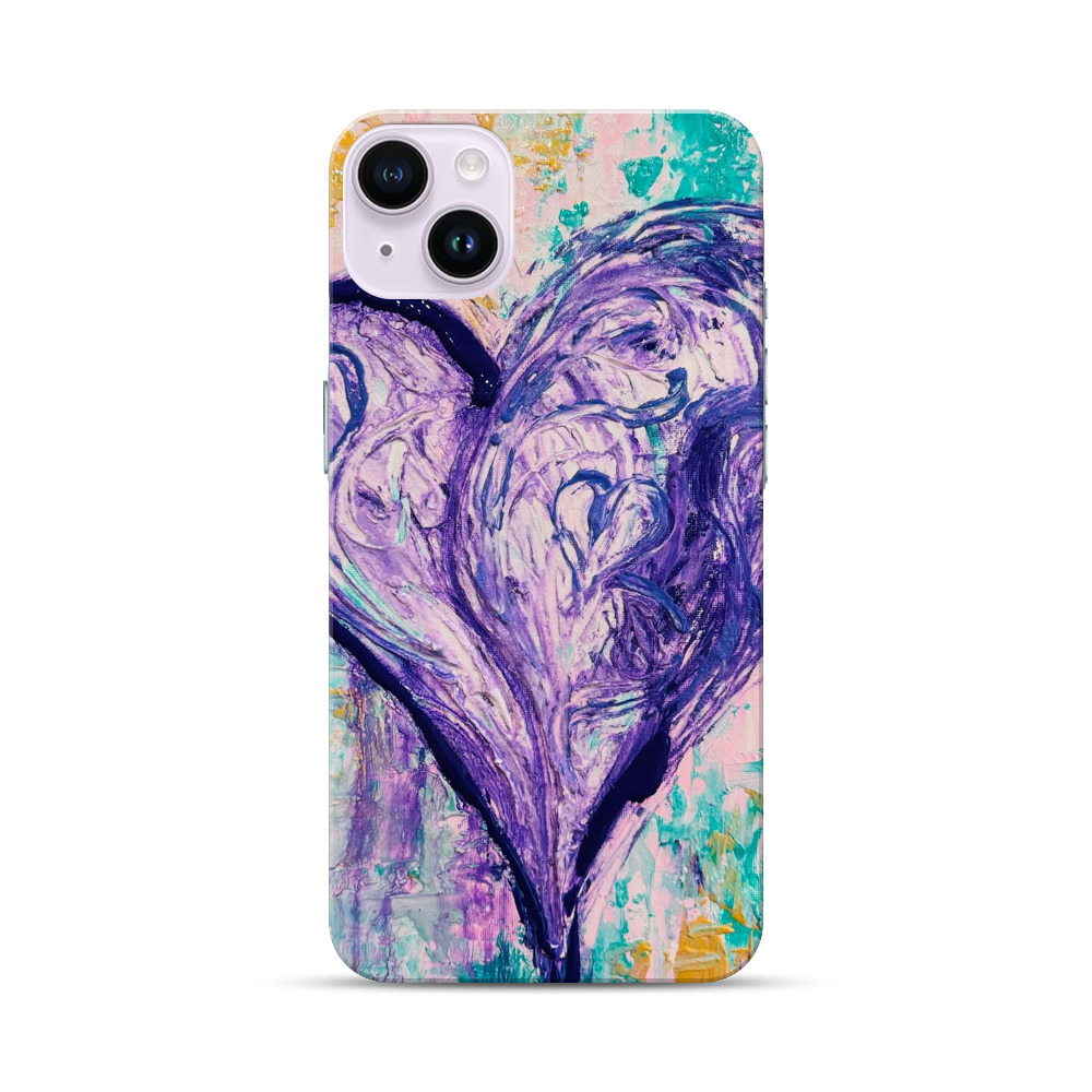 heart artwork iPhone 14 Plus Hard Case