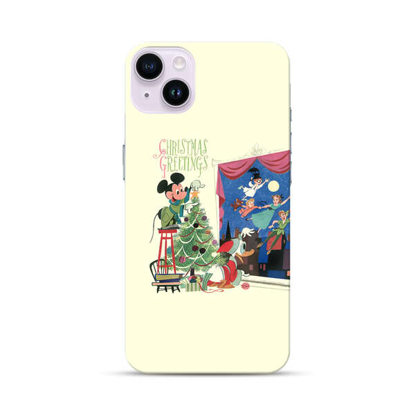 Christmas Disney Mickey Mouse and Peter Pan iPhone 14 Plus Hard Case