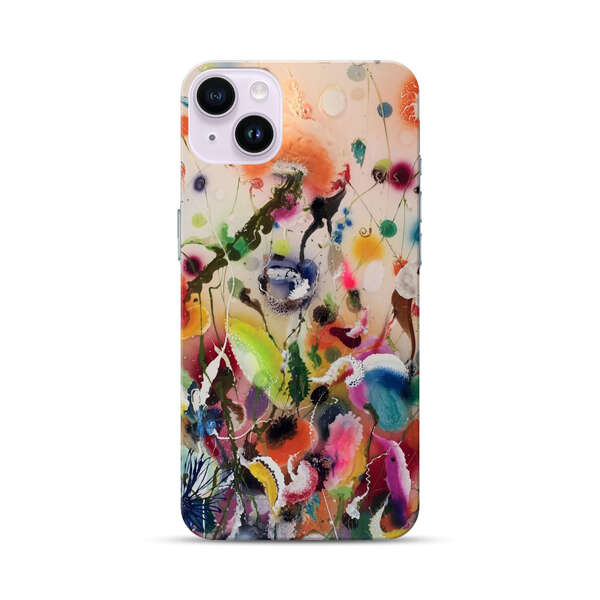 Colorful Abstract Art iPhone 14 Plus Hard Case