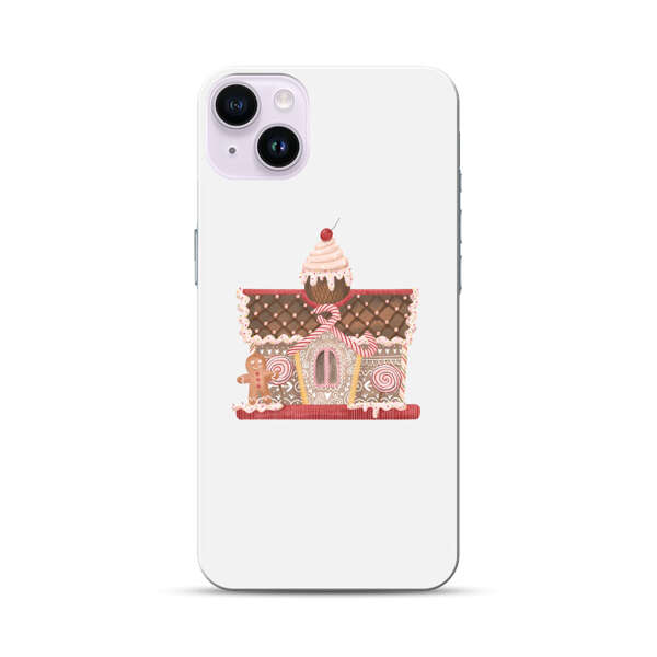 Gingerbread House Holiday iPhone 14 Plus Hard Case