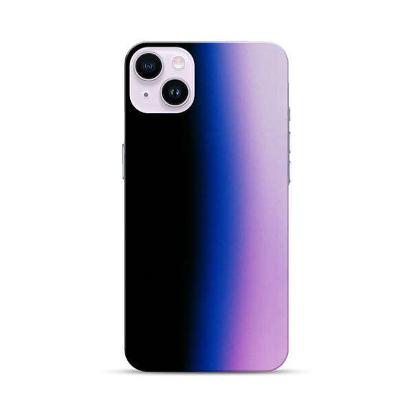 Gradient Black Blue Pink Purple iPhone 14 Plus Hard Case