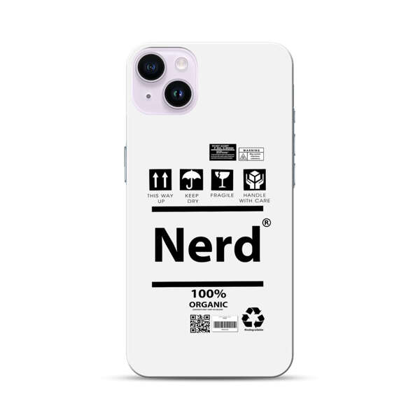 Minimalist Nerd Shipping Icons Design iPhone 14 Plus Hard Case