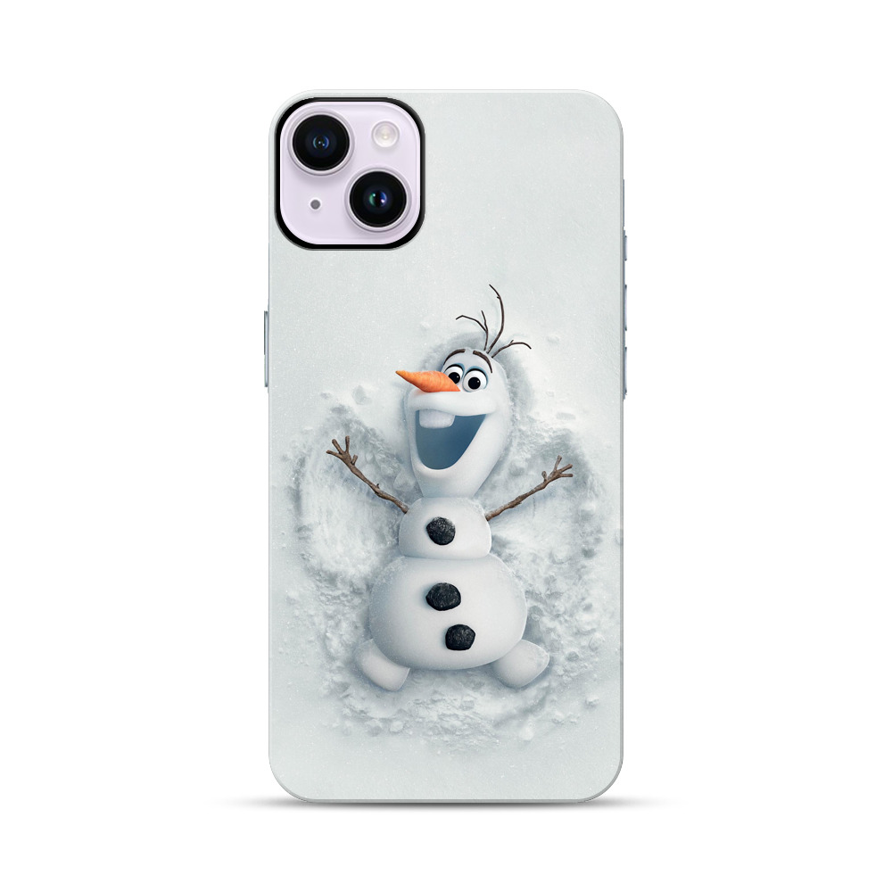 frozen snowman iPhone 14 Plus Impact Case
