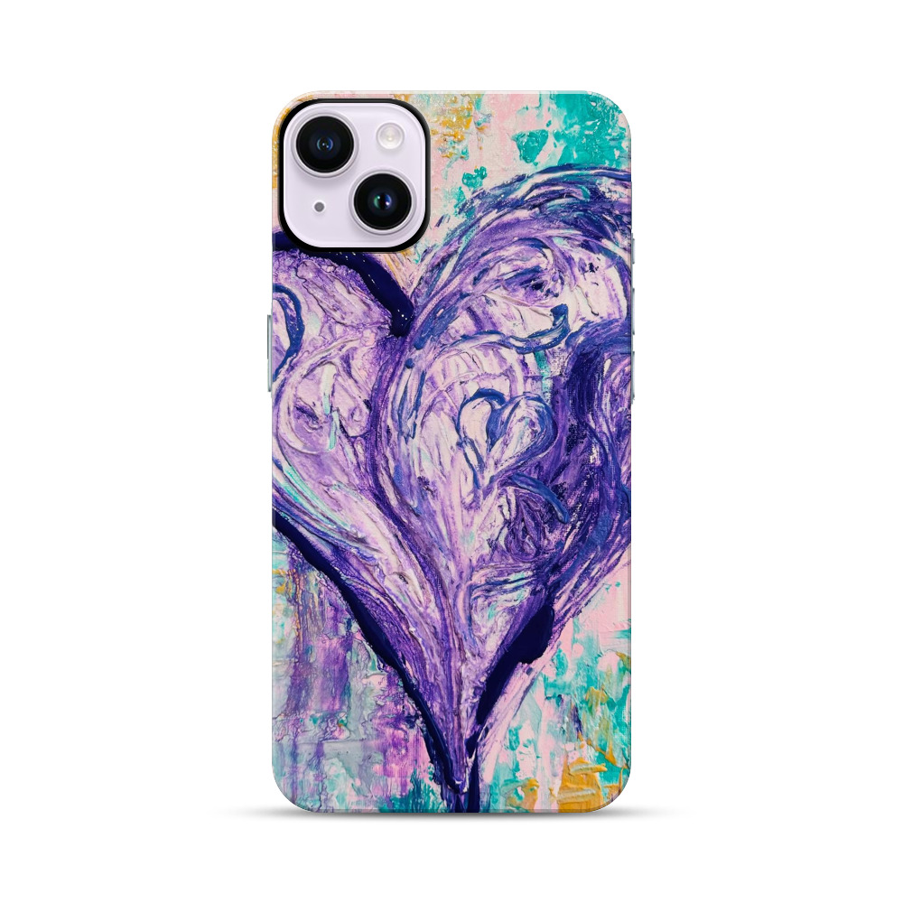 heart artwork iPhone 14 Plus Impact Case