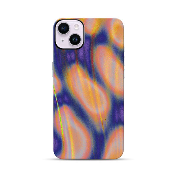 Abstract Vibrant Swirl Art iPhone 14 Plus Impact Case