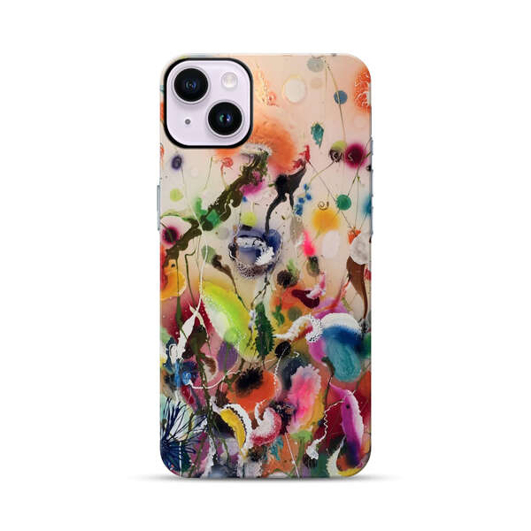 Colorful Abstract Art iPhone 14 Plus Impact Case