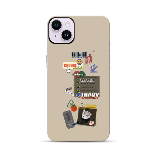 Creative Collage of Motivational Elements iPhone 14 Plus Impact Case