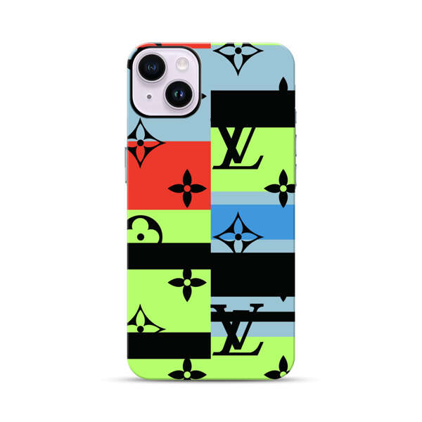 Luxury Designer Inspired Pattern iPhone 14 Plus Impact Case