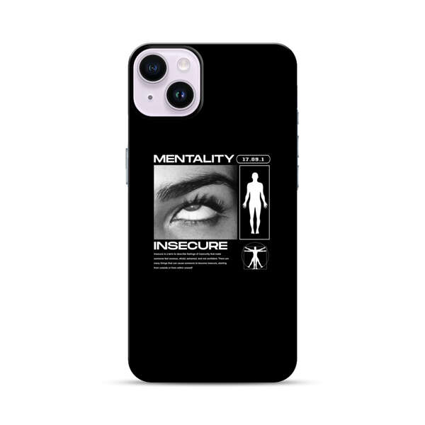 Mentality Insecure Eye Art iPhone 14 Plus Impact Case