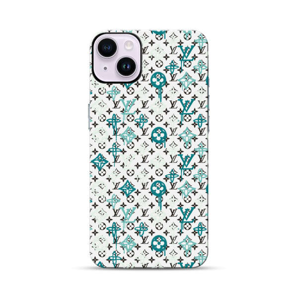 Skull Luxury Logo Pattern iPhone 14 Plus Impact Case