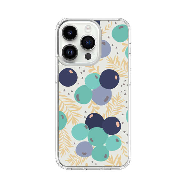 Abstract Berries Pattern iPhone 14 Pro Case