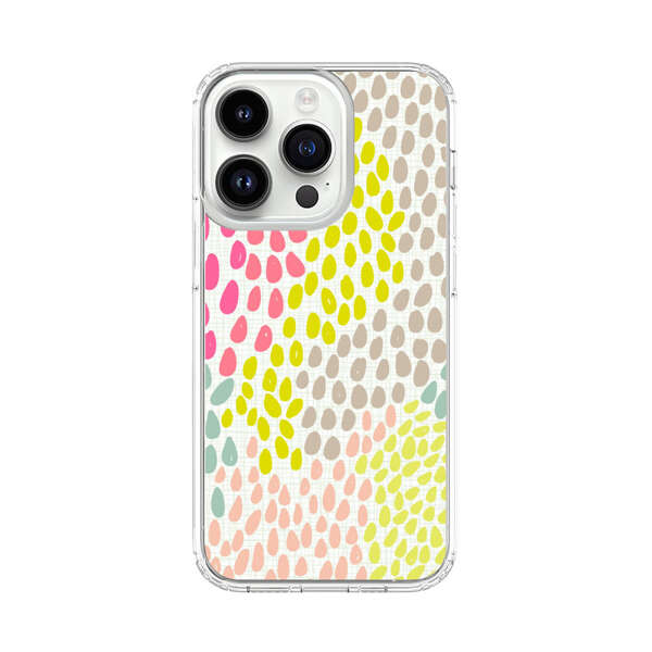 Colorful Abstract Teardrop Pattern iPhone 14 Pro Case