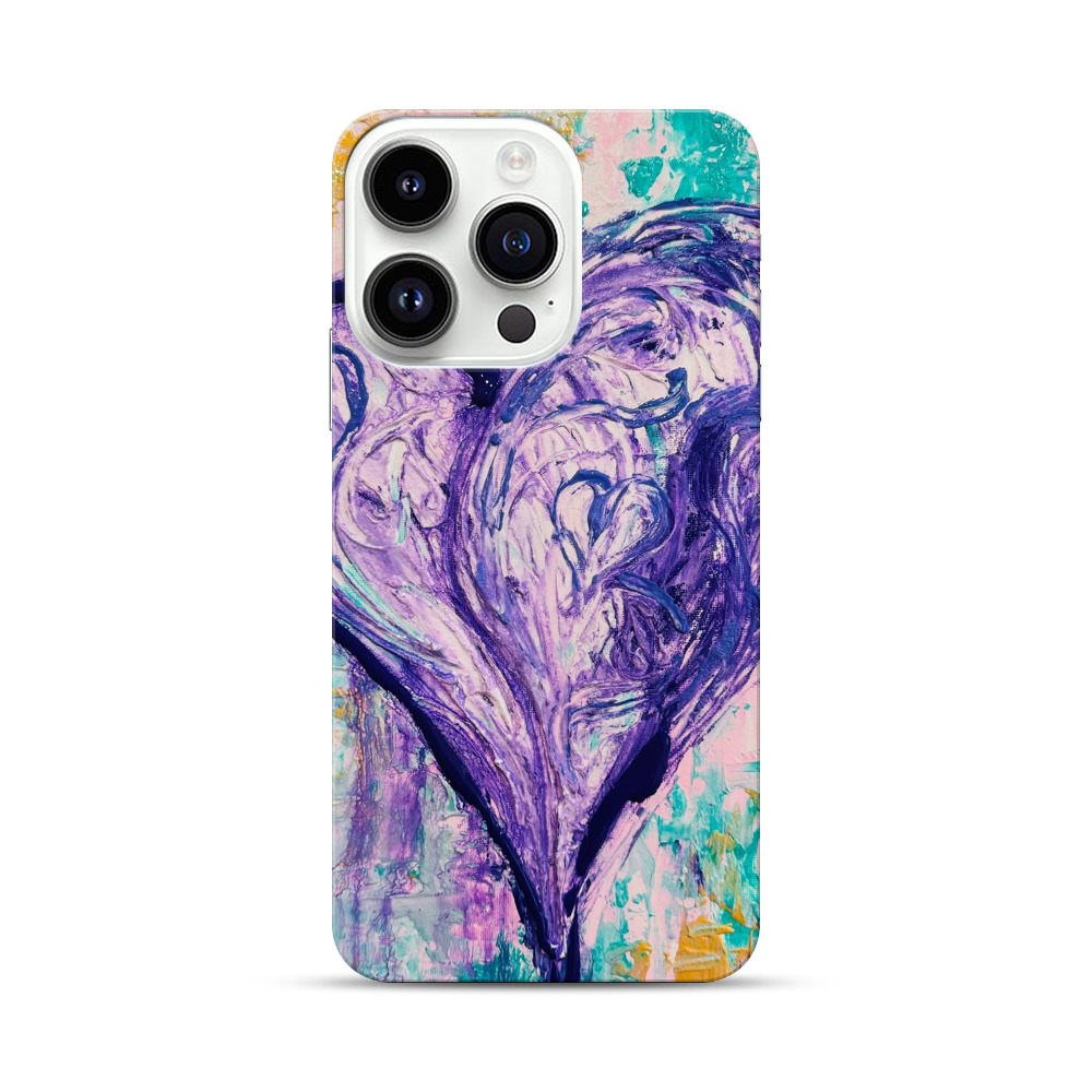 heart artwork iPhone 14 Pro Hard Case