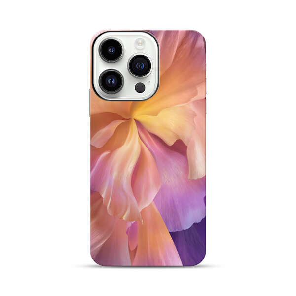 Pastel Petal Flower Closeup iPhone 14 Pro Impact Case