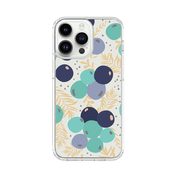 Abstract Berries Pattern iPhone 14 Pro Max Case