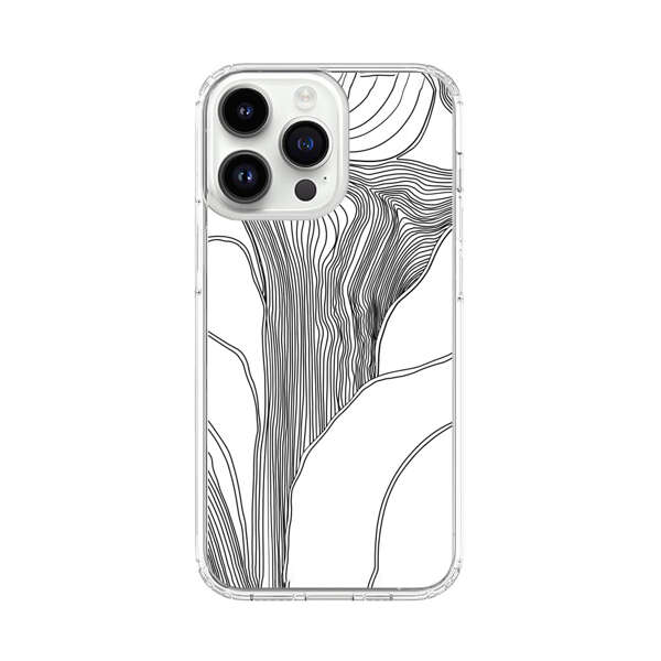 Abstract Line Art Design iPhone 14 Pro Max Case
