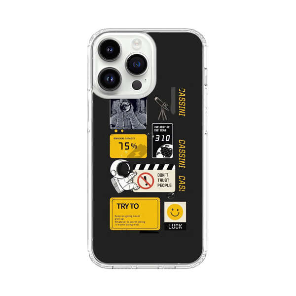 Astronaut Space Exploration Motivation Design iPhone 14 Pro Max Case