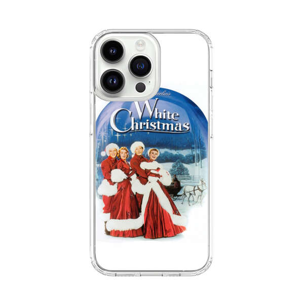Classic White Christmas Scene iPhone 14 Pro Max Case