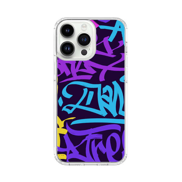 Colorful Graffiti Pattern iPhone 14 Pro Max Case