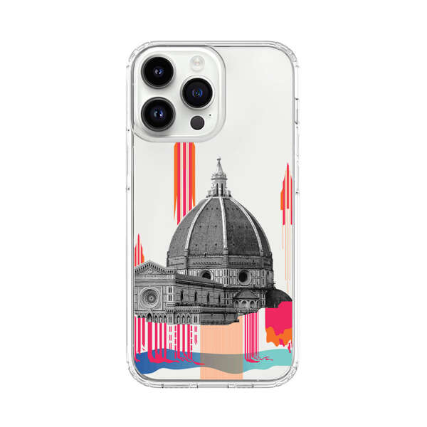 Florence Cathedral Dome Artistic Illustration iPhone 14 Pro Max Case