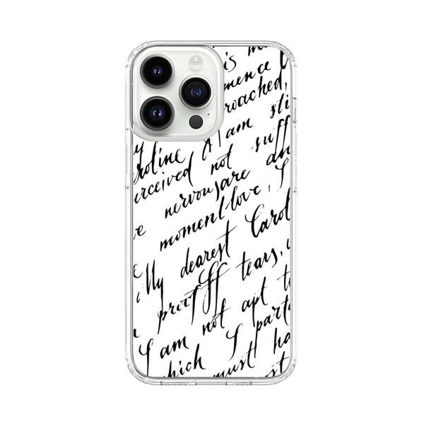 Handwritten Calligraphy iPhone 14 Pro Max Case