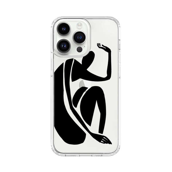 Minimalist Abstract Human Figure iPhone 14 Pro Max Case