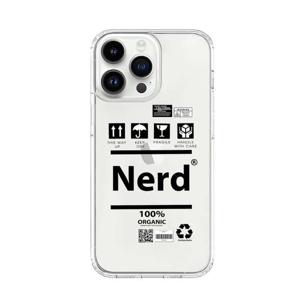 Minimalist Nerd Shipping Icons Design iPhone 14 Pro Max Case
