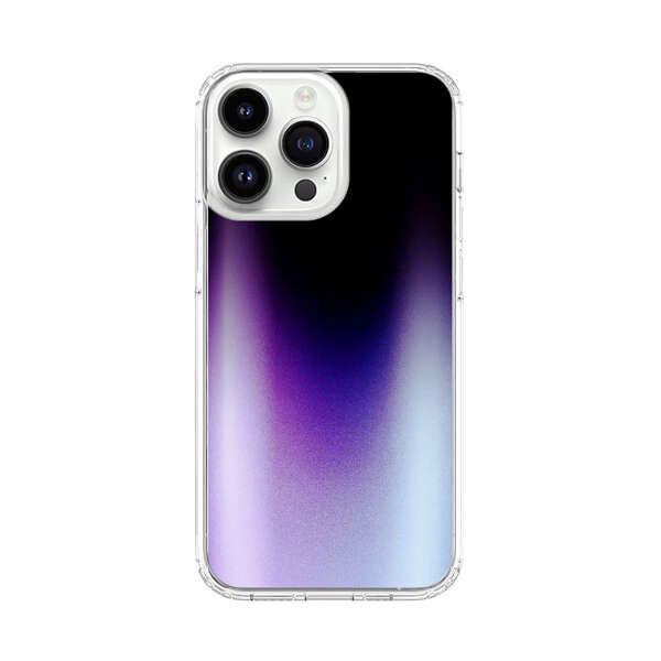 Purple Blue Gradient Flame iPhone 14 Pro Max Case
