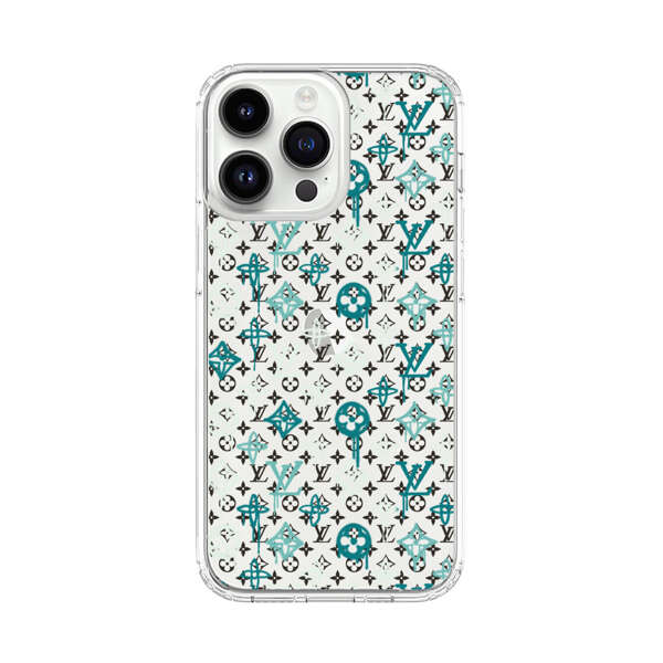 Skull Luxury Logo Pattern iPhone 14 Pro Max Case