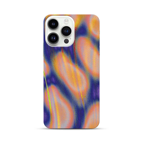 Abstract Vibrant Swirl Art iPhone 14 Pro Max Hard Case