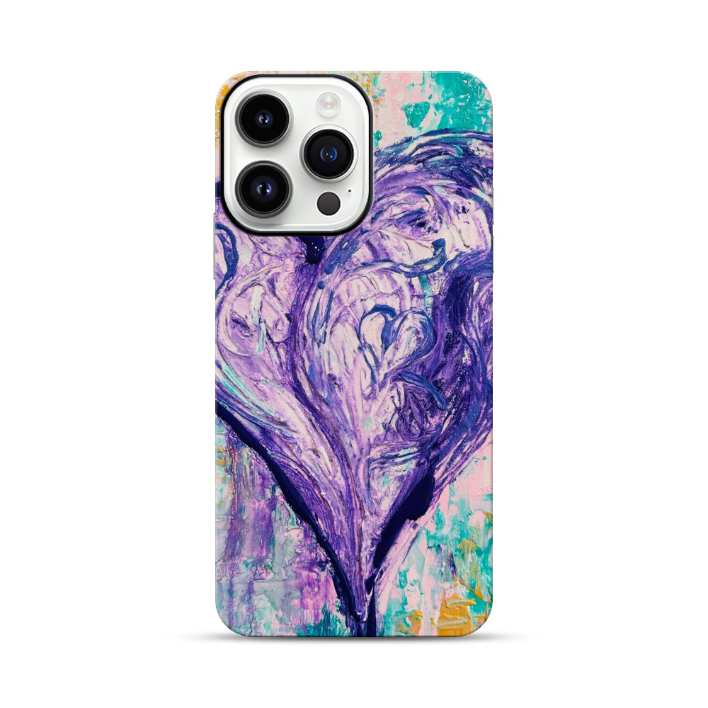 heart artwork iPhone 14 Pro Max Impact Case
