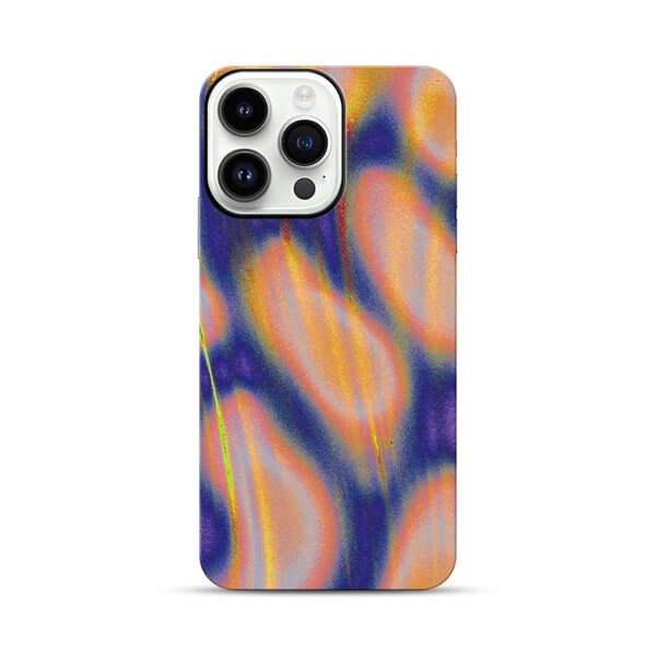Abstract Vibrant Swirl Art iPhone 14 Pro Max Impact Case