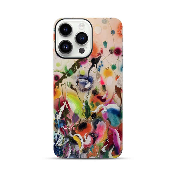 Colorful Abstract Art iPhone 14 Pro Max Impact Case