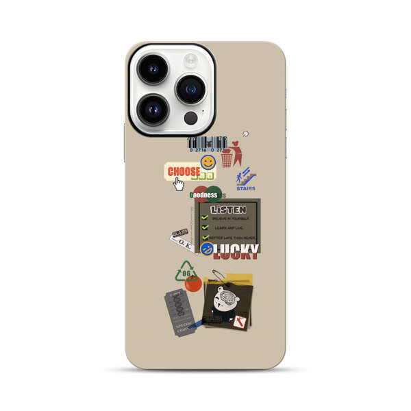 Creative Collage of Motivational Elements iPhone 14 Pro Max Impact Case