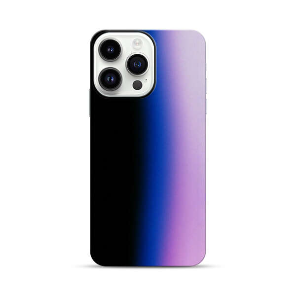 Gradient Black Blue Pink Purple iPhone 14 Pro Max Impact Case