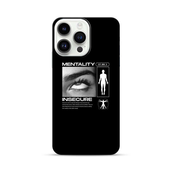 Mentality Insecure Eye Art iPhone 14 Pro Max Impact Case