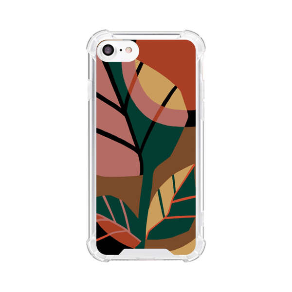 Abstract Geometric Leaves Design iPhone 7/8/SE (2020) Case