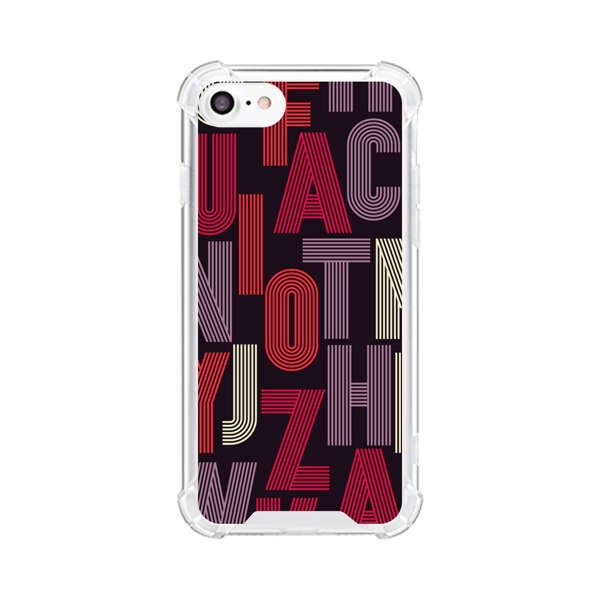 Abstract Letters Pattern iPhone 7/8/SE (2020) Case