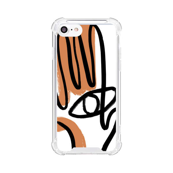 Abstract Minimalist Hand with Eye iPhone 7/8/SE (2020) Case