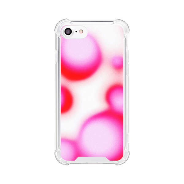 Abstract Pink and Red Blurry Circles iPhone 7/8/SE (2020) Case