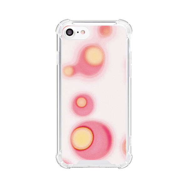 Abstract Pink and Yellow Blobs iPhone 7/8/SE (2020) Case