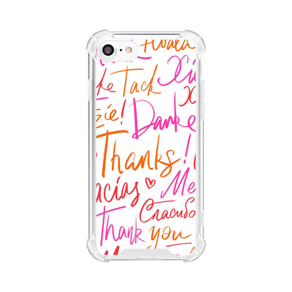 Colorful Thank You Multilingual Pattern iPhone 7/8/SE (2020) Case