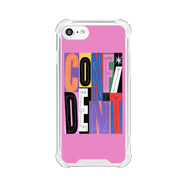 Confident Bold Colorful Typography iPhone 7/8/SE (2020) Case