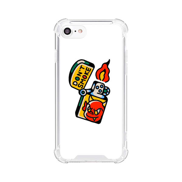 Don't Smoke Vintage Lighter with Devil Face iPhone 7/8/SE (2020) Case