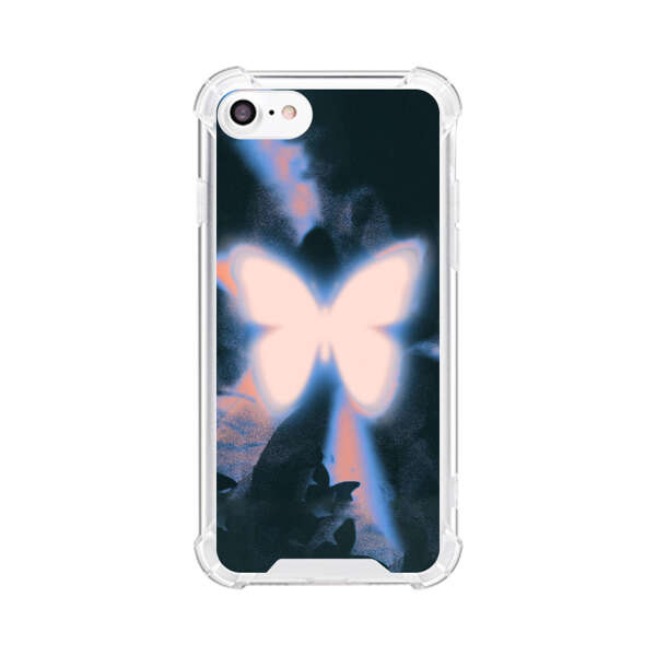 Glowing White Butterfly iPhone 7/8/SE (2020) Case