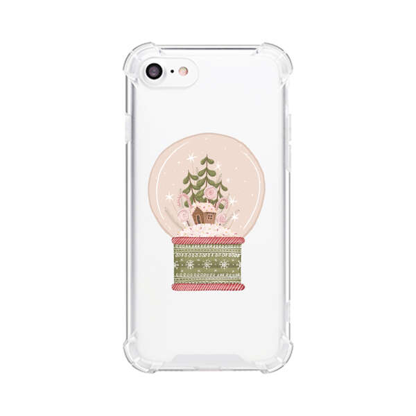 Holiday Snow Globe with Gingerbread House iPhone 7/8/SE (2020) Case